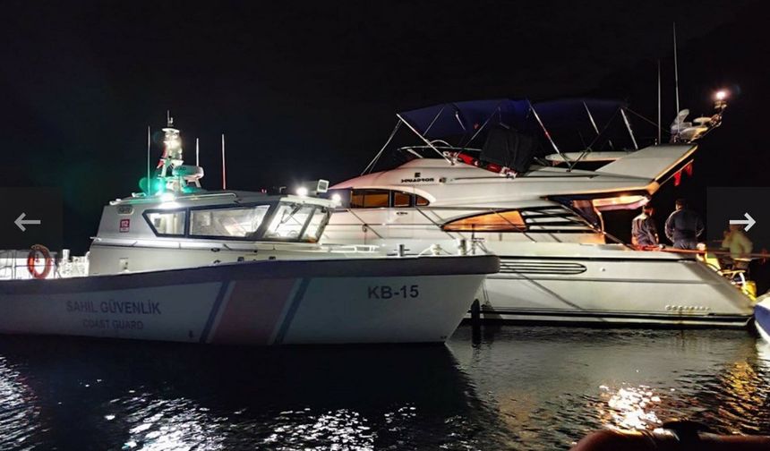 Marmaris açıklarında kaçakçılık operasyonu