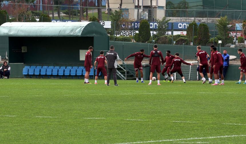 Trabzonspor'da, Alanyaspor maçı hazırlıkları sürüyor