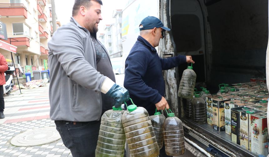 Bolu’da bin 500 litre sahte zeytinyağı ele geçirildi