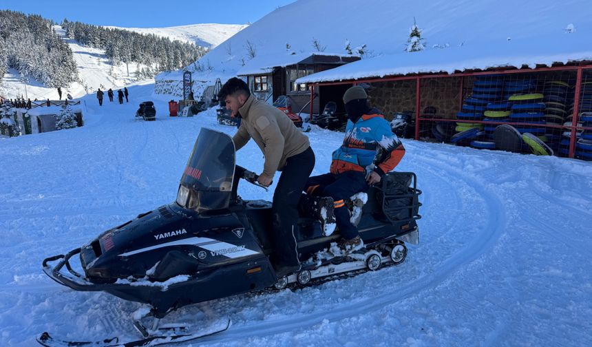 Denize en yakın kayak merkezi sezona hazır 