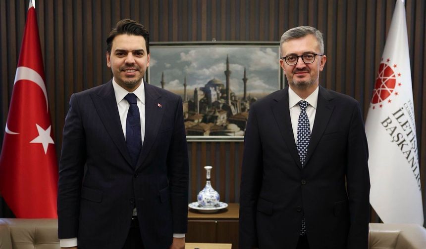 İletişim Başkanı Burhanettin Duran, TİKA Başkanı Eren ile görüştü 