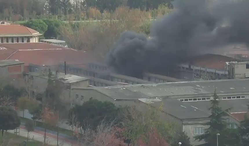 İstanbul- Bakırköy'de tekstil fabrikasında yangın -2