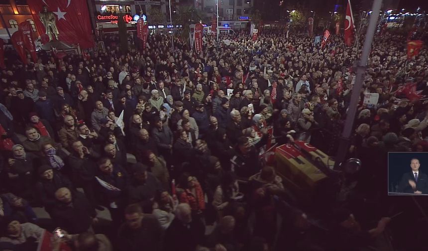 İstanbul - Özgür Özel Çatalca'da konuştu