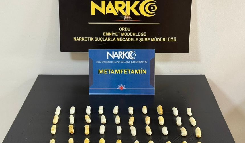 Midesinden 40 kapsül halinde 407 gram uyuşturucu çıktı