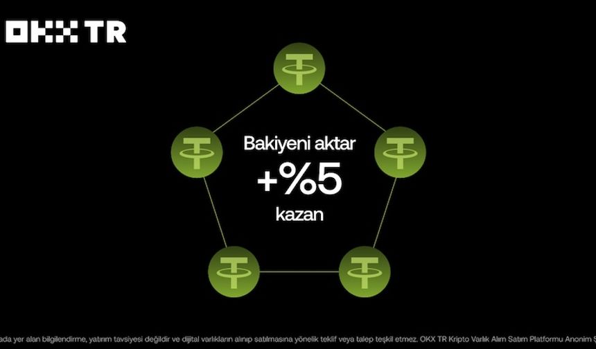 OKX TR'den 'Bakiyeni aktar, yüzde 5 kazan' kampanyası