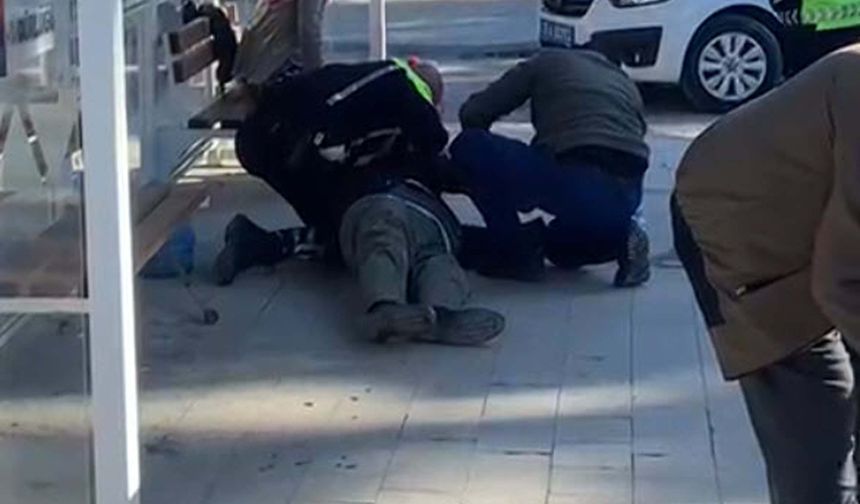 Polisin ilk yardım müdahalesi hayat kurtardı