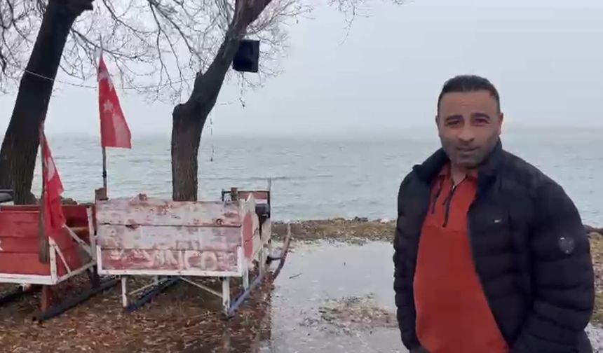 Sıcaklıklar mevsim normali üzerinde; Çıldır Gölü de donmadı