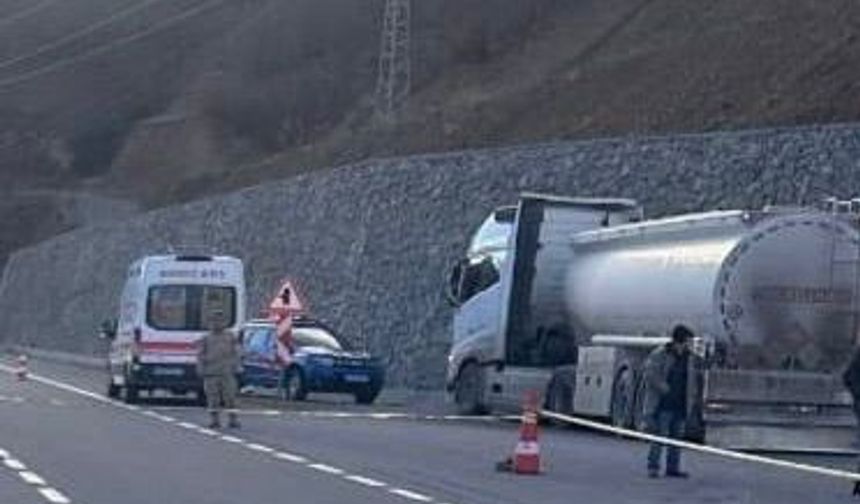 Tankerin çarptığı yaya öldü