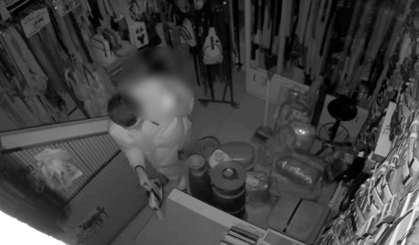 7 yıl hapis cezası, hırsızlık firarisinin yakalanma anı kamerada