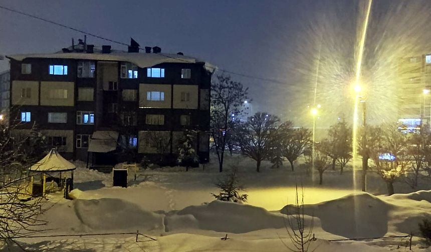 Bitlis'te eğitime kar tatili