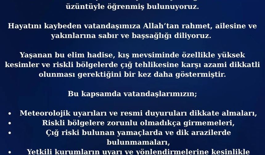Giresun'da hayvanlarını otlatan çoban, çığ altında yaşamını yitirdi (2)