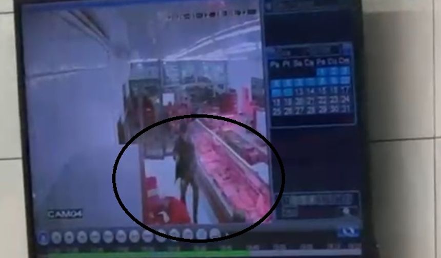 Kasap dükkanında silahlı kavga anı kamerada: 2 yaralı