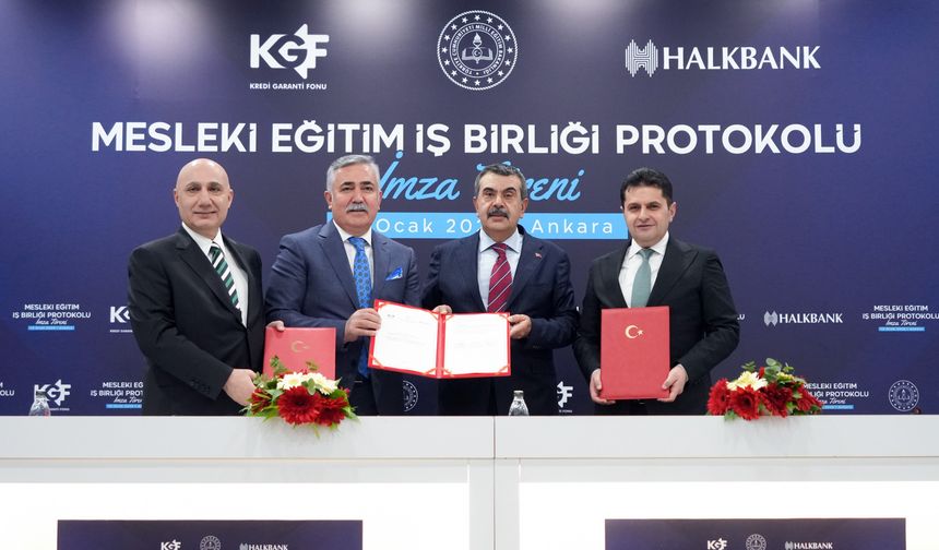 Mesleki ve teknik ortaöğretim mezunu gençlerin istihdamına destek protokolü