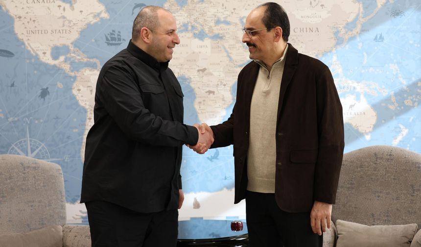 MİT Başkanı Kalın, Ukrayna Milli Güvenlik ve Savunma Konseyi Sekreteri Umerov ile görüştü