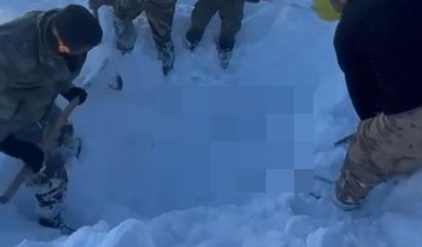 Şırnak'ta kar altında ceset bulundu