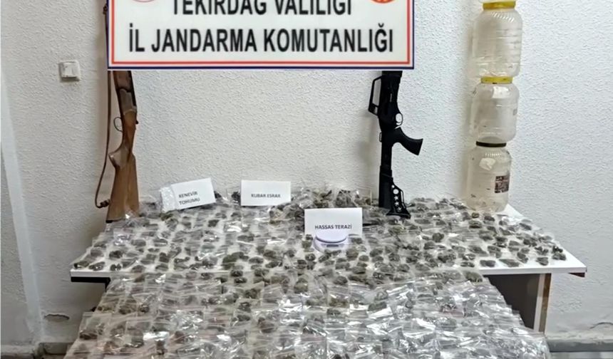 Uyuşturucuyu kümese gömmüş