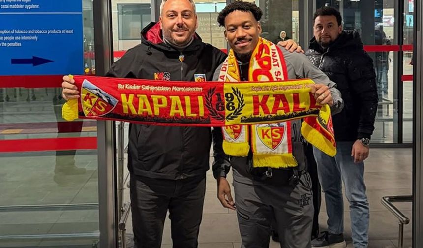 Zecorner Kayserispor'un yeni transferi Ronael Pierre-Gabriel kente geldi