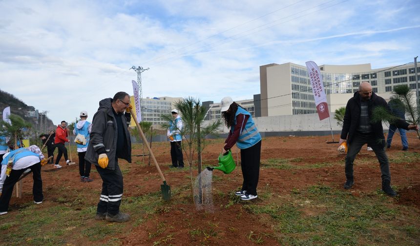 Fidanlar maraton anısına toprakla buluştu