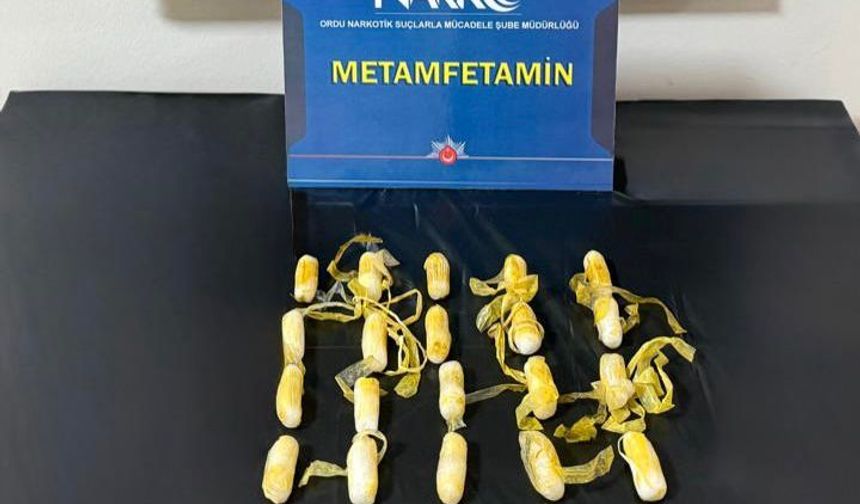 Ordu'da yabancı uyruklu kişinin midesinden uyuşturucu çıktı