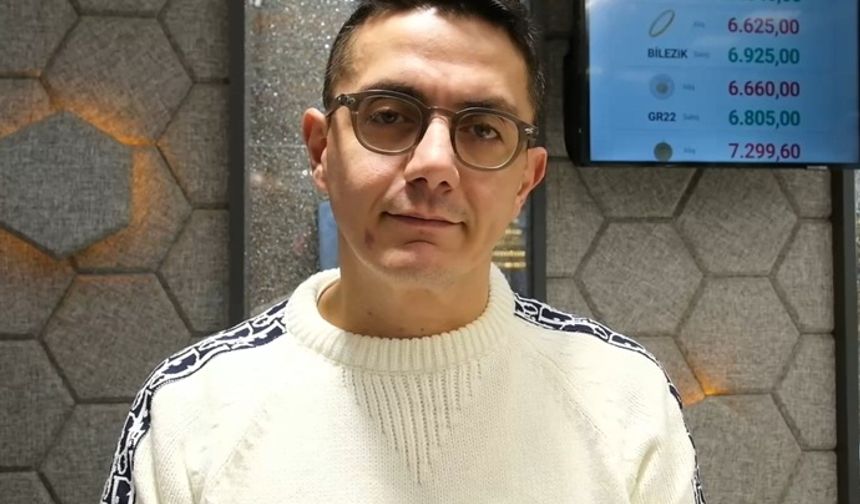 Sahte altın zinciri bozdurmak istedi o anlar kameralara yansıdı