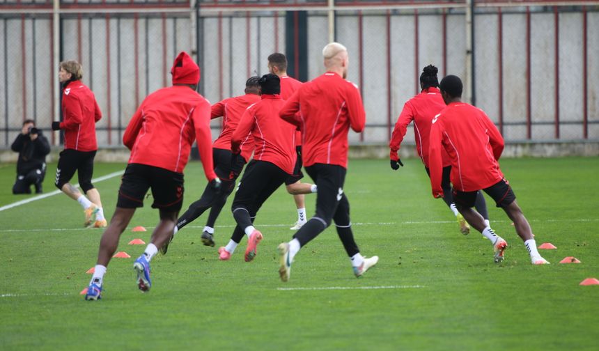 Samsunspor, Shkendija rövanşı için hazırlıklarını tamamladı