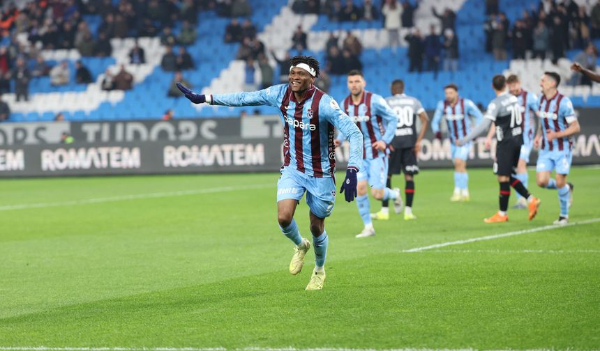 Trabzonspor sahasında kazanarak zirve takibini sürdürdü