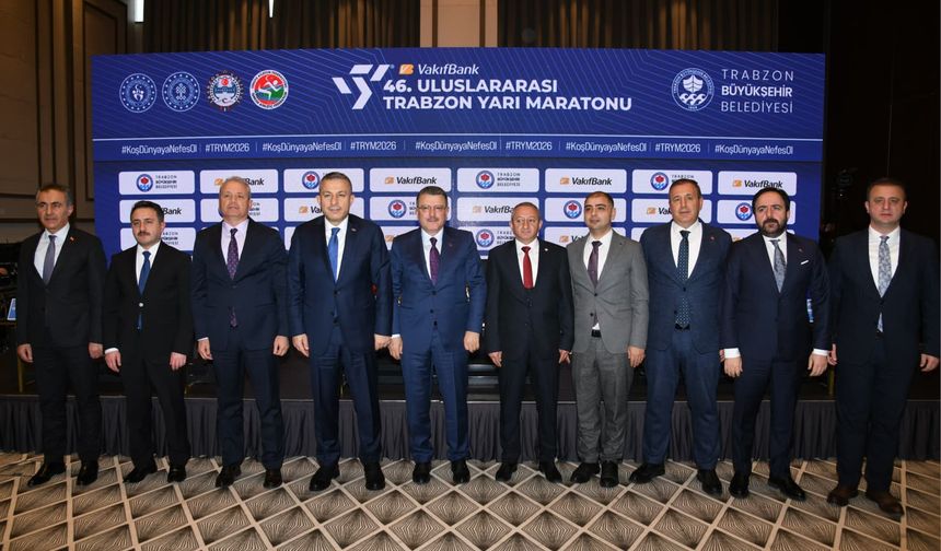VakıfBank Uluslararası Trabzon Yarı Maratonu tanıtıldı