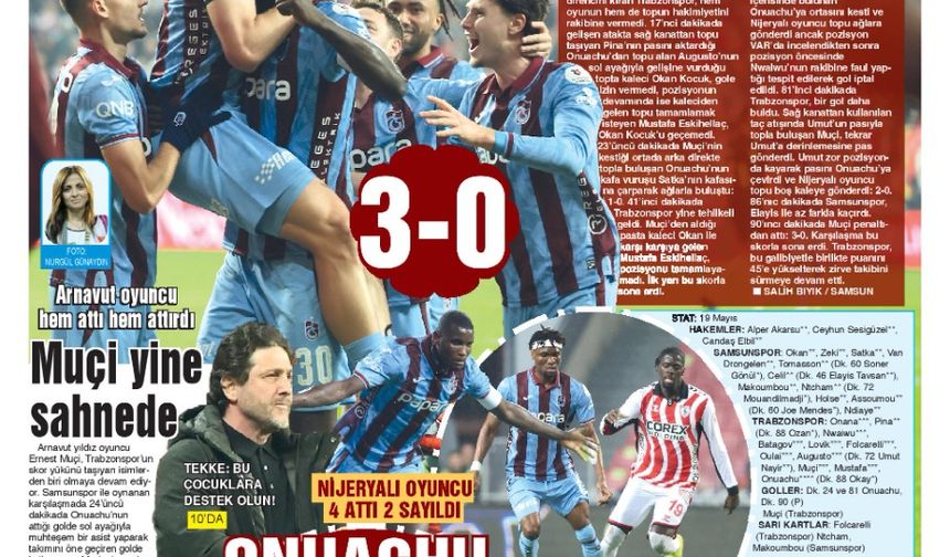 Zirve yolundaki, Trabzonspor fark yarattı