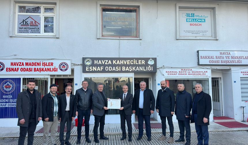 VEKİL KIRCALI HAVZA MESLEK ODALARINI ZİYARET ETTİ