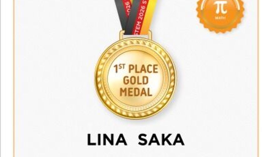 10 yaşındaki Lina, matematikte dünya birincisi oldu