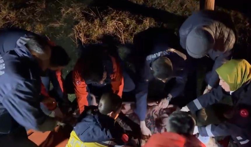 Bartın'da kayıp olarak aranan kadın, donmak üzereyken bulundu