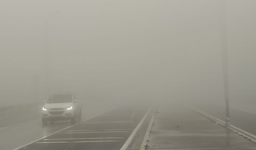 Bolu Dağı geçişinde yoğun sis