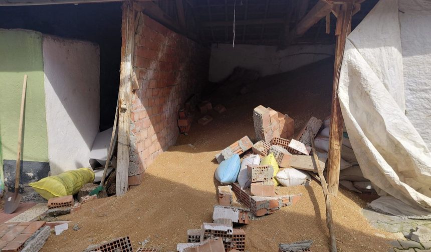 Depoda duvar çöktü; dengesini kaybedince elini makineye kaptıran Melih'in parmakları koptu