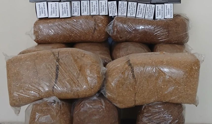 Samsun'da kaçak tütün ve makaron operasyonu