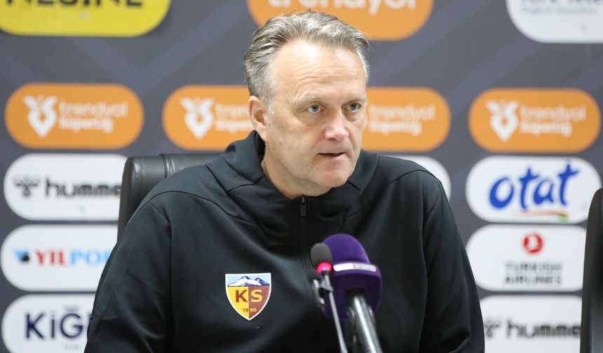 Samsunspor - Zecorner Kayserispor maçının ardından