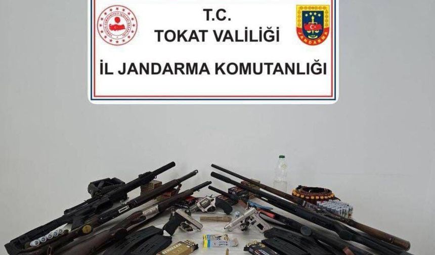 Tokat'ta silah kaçakçılığı operasyonu: 11 gözaltı