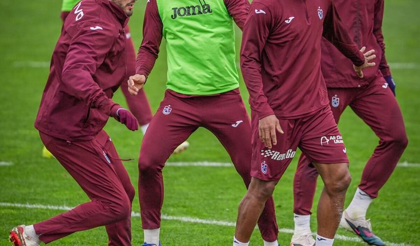 Trabzonspor, Galatasaray maçının hazırlıklarını sürdürdü