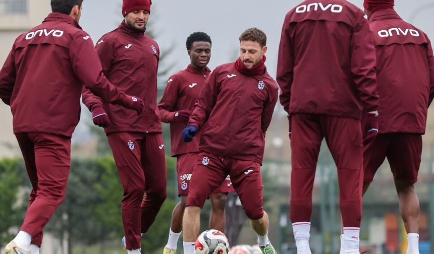 Trabzonspor'da Zecorner Kayserispor maçı hazırlıkları sürdü