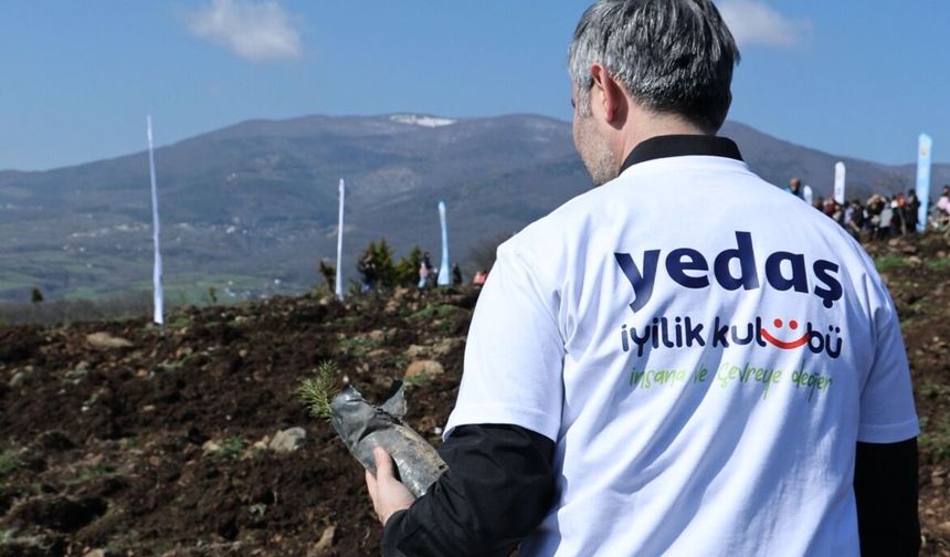 YEDAŞ, yüzlerce fidanı toprakla buluşturdu