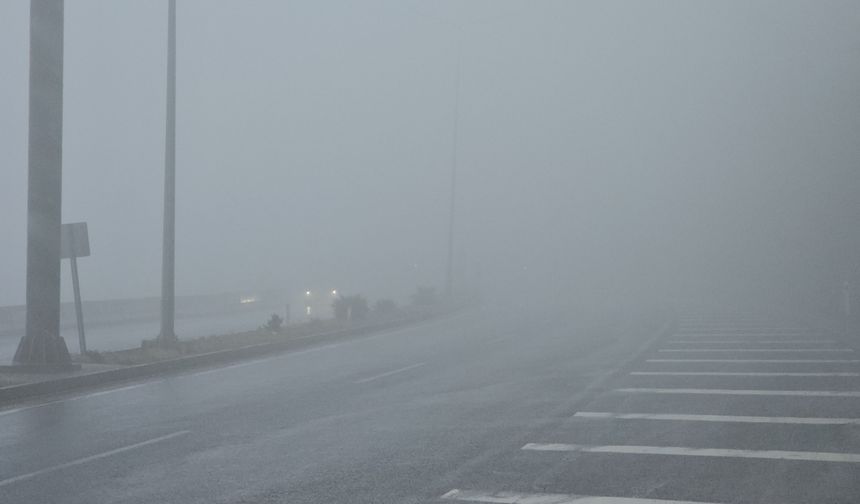 Zonguldak'ta sis etkili oldu