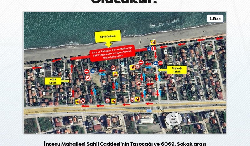 Büyükşehir'den İncesu sahiline dokunuş