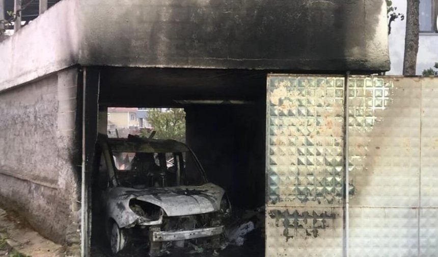 Çorum'da garaj yangını korkuttu