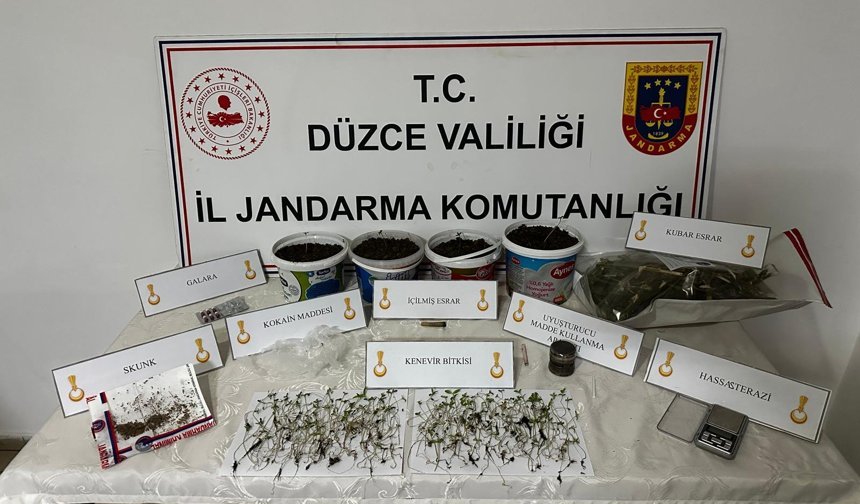 Jandarma ekiplerinden uyuşturucu operasyonu