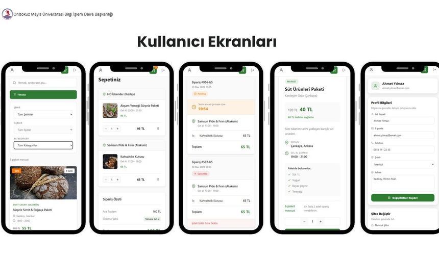 Samsun'dan gıda israfına karşı yerli yazılım: Fazla Var