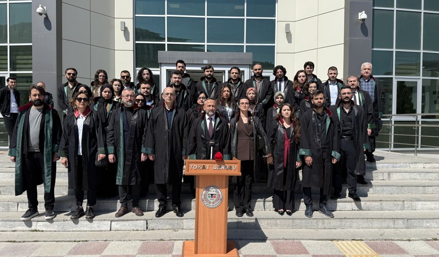 Tokat Barosu'ndan silahlı saldırıya tepki