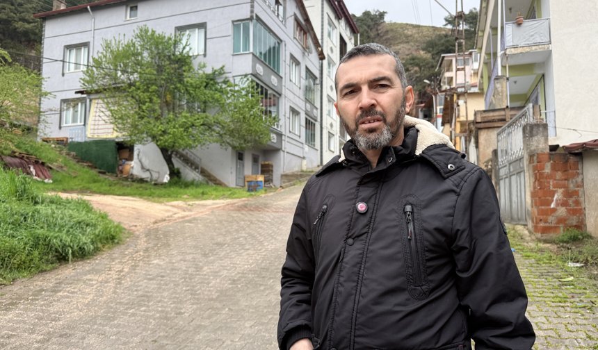 Tokat'ta heyelan riski sebebiyle boşaltılan bölge dronla görüntülendi