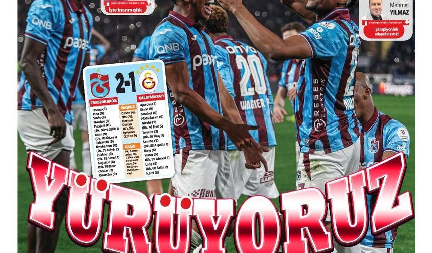 Trabzonspor'un kritik galibiyetiyle zirve yarışı kızıştı
