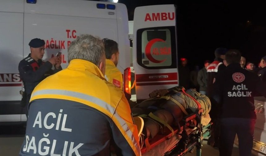 Yamaçtan düşüp mahsur kalan aynı aileden 3 kişi kurtarıldı