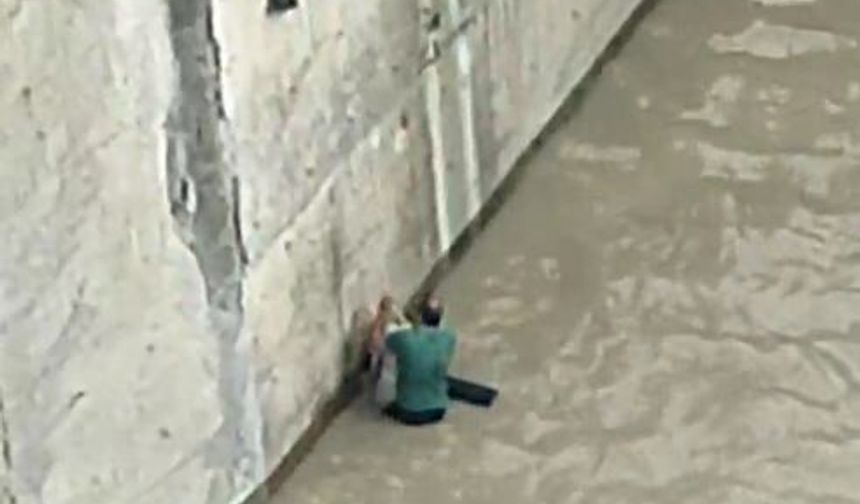 10 metreden dereye atladı, askerdeki eğitimi küçük Eslem'i hayata bağladı