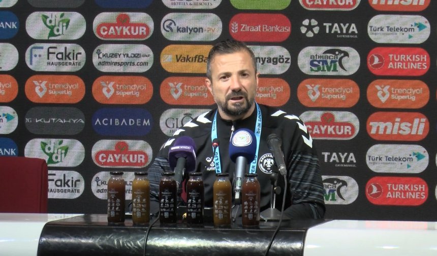 Çaykur Rizespor- TÜMOSAN Konyaspor maçının ardından